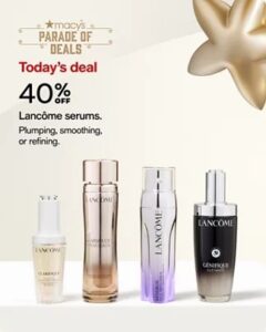 40% off Lancome Cosmetics!!