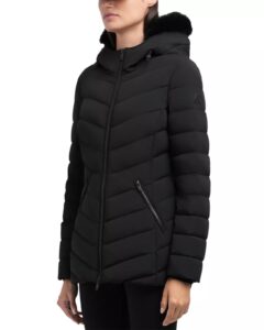 Roselawn Shearling Trim Down Jacket
