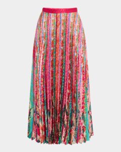 Kim Mosaic Stripe Skirt
