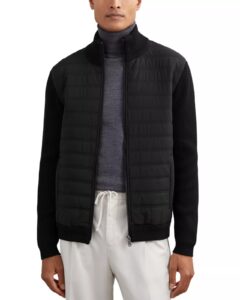 Townsend Long Sleeved Zip Through Funnel Quilted Jacket