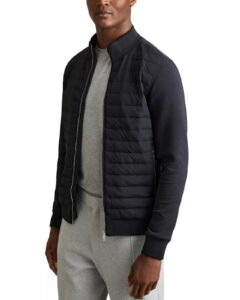 Freddie Cotton Blend Interlock Quilted Full Zip Jacket