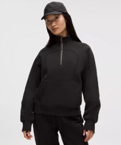 Cotton Fleece Relaxed-fit Half Zip