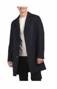Wool Blend Melton Classic Topper Jacket