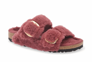 Arizona Genuine Shearling Sandal Size 5-6.5