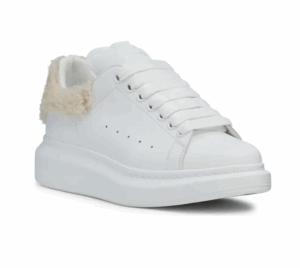 Oversize Genuine Shearling Trim Sneaker (women)