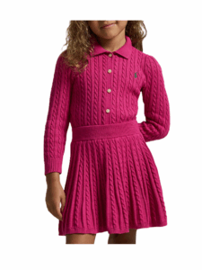 Girl's Polo Cardigan & Skirt Set Size 3, 6