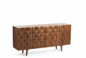 63x15x29.5 Solid Wood Modern Front Cabinet