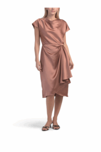 Gathered Side Cocktail Dress