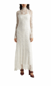 Talia Long Sleeve Lace Maxi Dress Size L