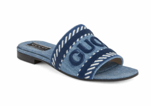 Women's Logo Denim Slide Sandals