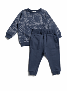 Infant Boys 2pc Bandana Print Top and Joggers Set