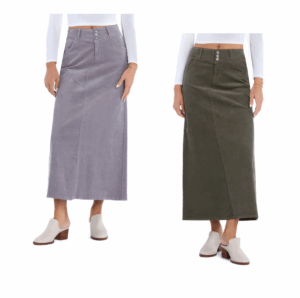 Corduroy Maxi Skirt