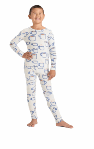 Kids' 2pc Long Sleeve Holiday Snuggly Soft Pajama Set Size 4-14 (see Price in Cart)