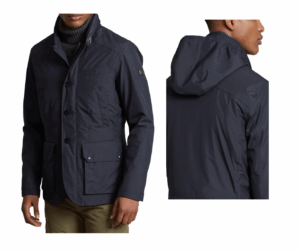 Tech Taffeta Combat Sport Coat with Quilted Vest