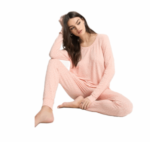 Ugg Birgit Pajama Sleep Set in Dusky Pink Leopard