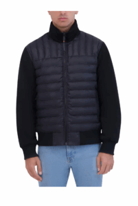 Water Repellent Quilted Bomber Jacket