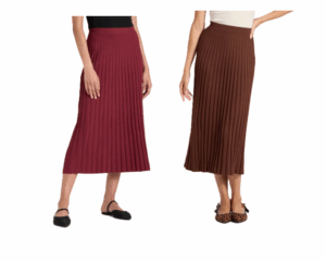 Women's Ribbed Mini Sweater Skirt