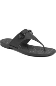 Minorca Horsebit Rubber Sandal (women)