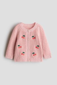 Cardigan with Embroidered Details