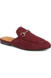 Princetown Gg Canvas Loafer Mule (women)