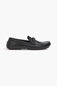 Monza Braid-trimmed Leather Loafers