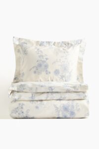 Cotton Sateen Single Duvet Cover Set