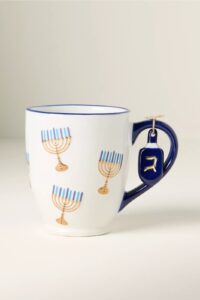 Hanukkah Dolomite Mug