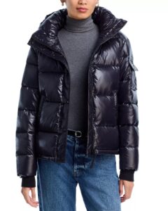 Gloss Puffer Jacket with Hood - Exclusive