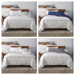 Percale Satin Stitched 3-pc. Duvet Cover Set, Twin/twin Xl