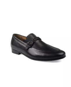 Men's Johnniey Leather Block Heel Loafers, Macy's Exclusive