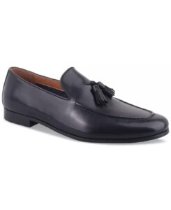 Men's Benjiee Leather Slip-on Tassel Loafers