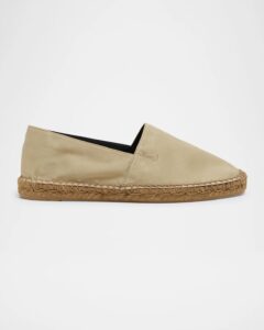 Cotton Ysl Slip-on Espadrilles