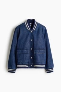Denim Baseball Jacket