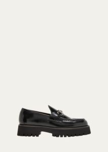 Sylke Leather Bit Loafers