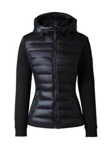 Della-r Hooded Down Hybrid Jacket