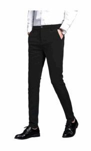 Men's Stretch Dress Pants Slim Fit Skinny Suit Pantsp