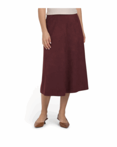Faux Suede Skirt