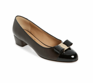 Vara Bow Cap Toe Pump (women Size 8c)