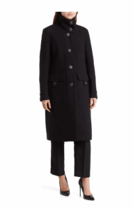 Almedia Wool Blend Twill Coat