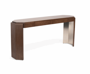 72.25x17x32 Maple and Metal Origins Birdseye Console Table