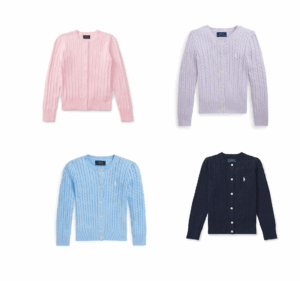 Kids' Mini Cable Knit Sweater 50% off