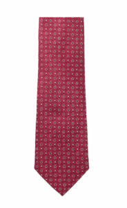 Pink Gancini Silk Tie