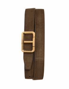 Image of sale on Scored Suede T-buckle Belt
