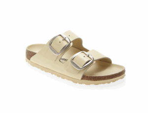 Leather Arizona Big Buckle Slide Sandal (women)