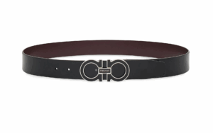 Double Gancini Cut-to-size Leather Belt