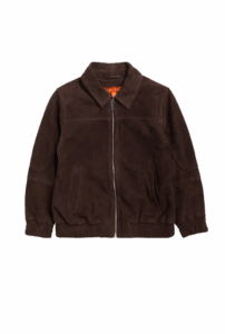 Kids' Rally Leather Bomber Jacket