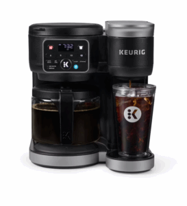 Keurig K-duo Hot & Iced Single-serve & Carafe Coffee Maker Black: Electric Drip Coffee Pot, 72 Oz Capacity