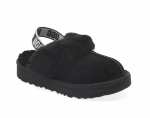 Funkette Water Resistant Genuine Shearling Trim Clog Size 7-10