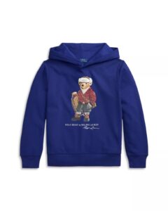 Boys' Polo Bear Fleece Hoodie - Big Kid, Little Kid