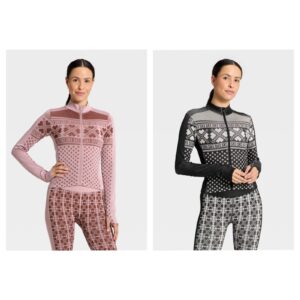 Women's Seamless Fair Isle Printed Full Zip Jacket - All in Motion™
